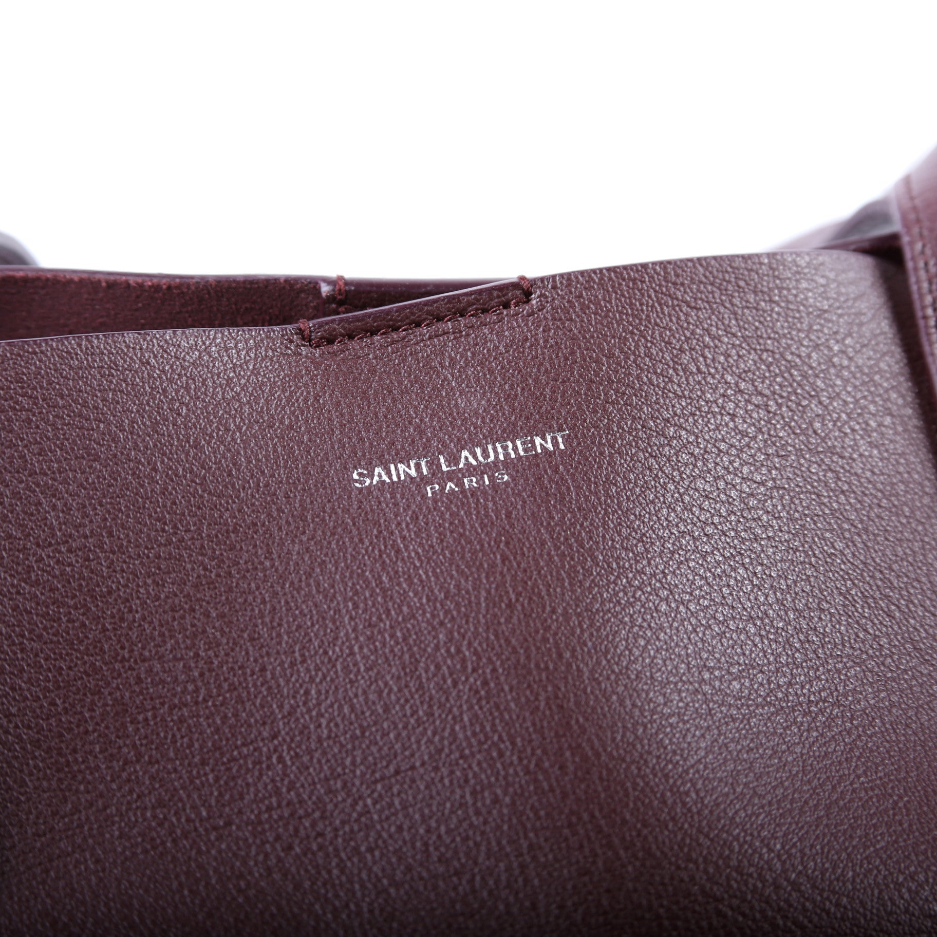 Shopping Tote Large Fringe 410666 Burgundy