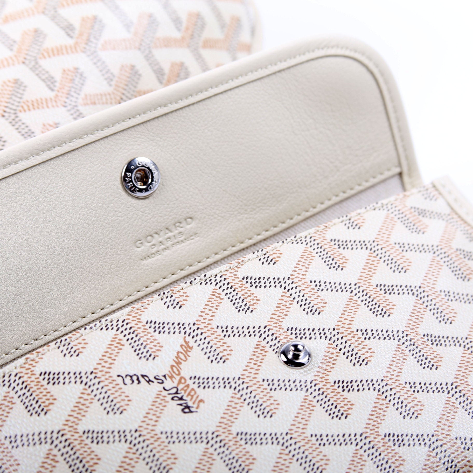 Anjou PM Seahorse Embroidered Canvas/Calfskin Cream