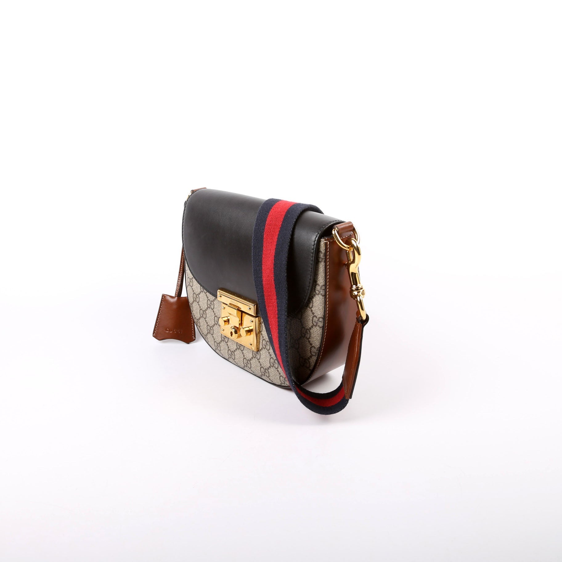 453189 Padlock Guccissima Medium Messenger
