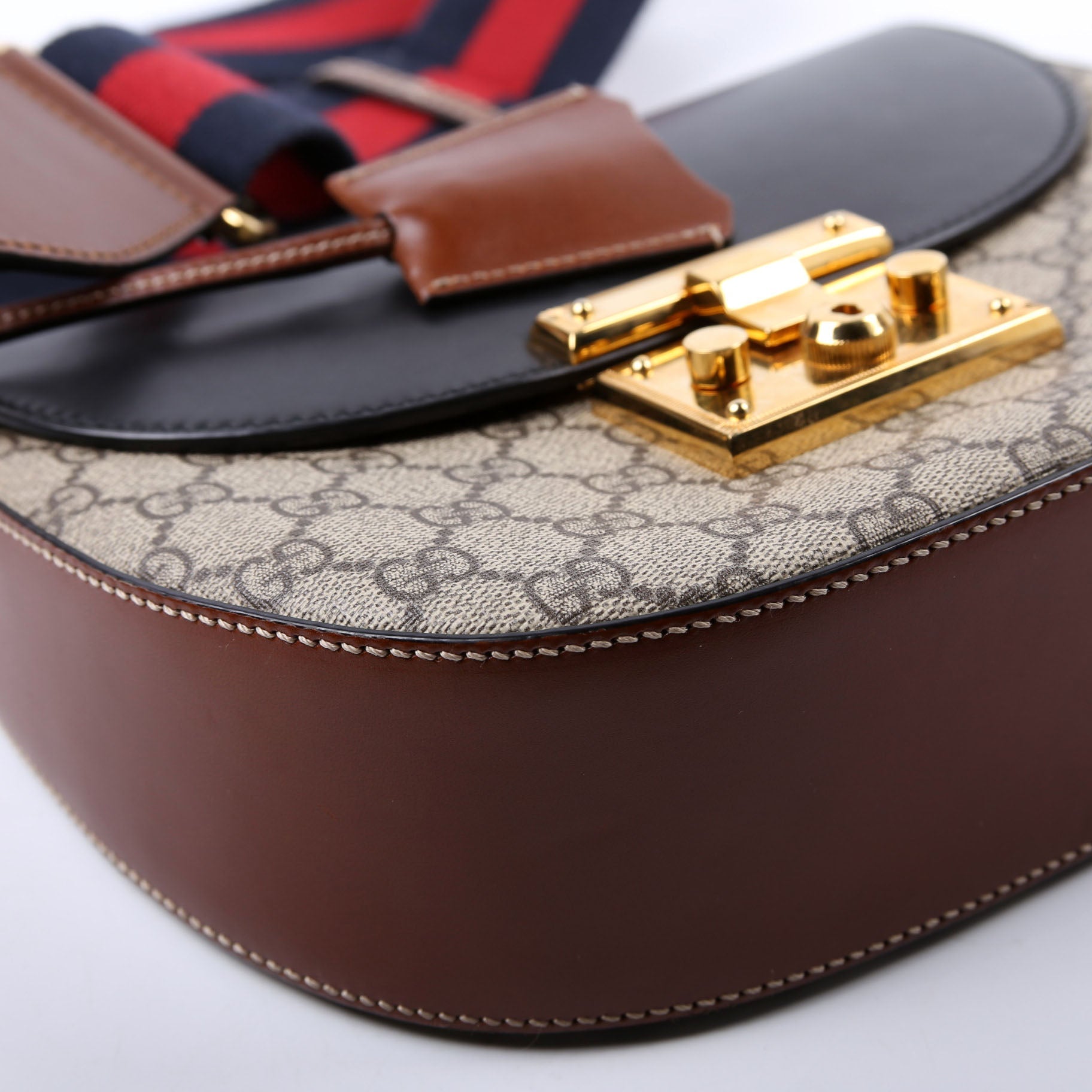 453189 Padlock Guccissima Medium Messenger