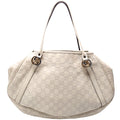 232963 Guccissima GG Twins Medium Tote White