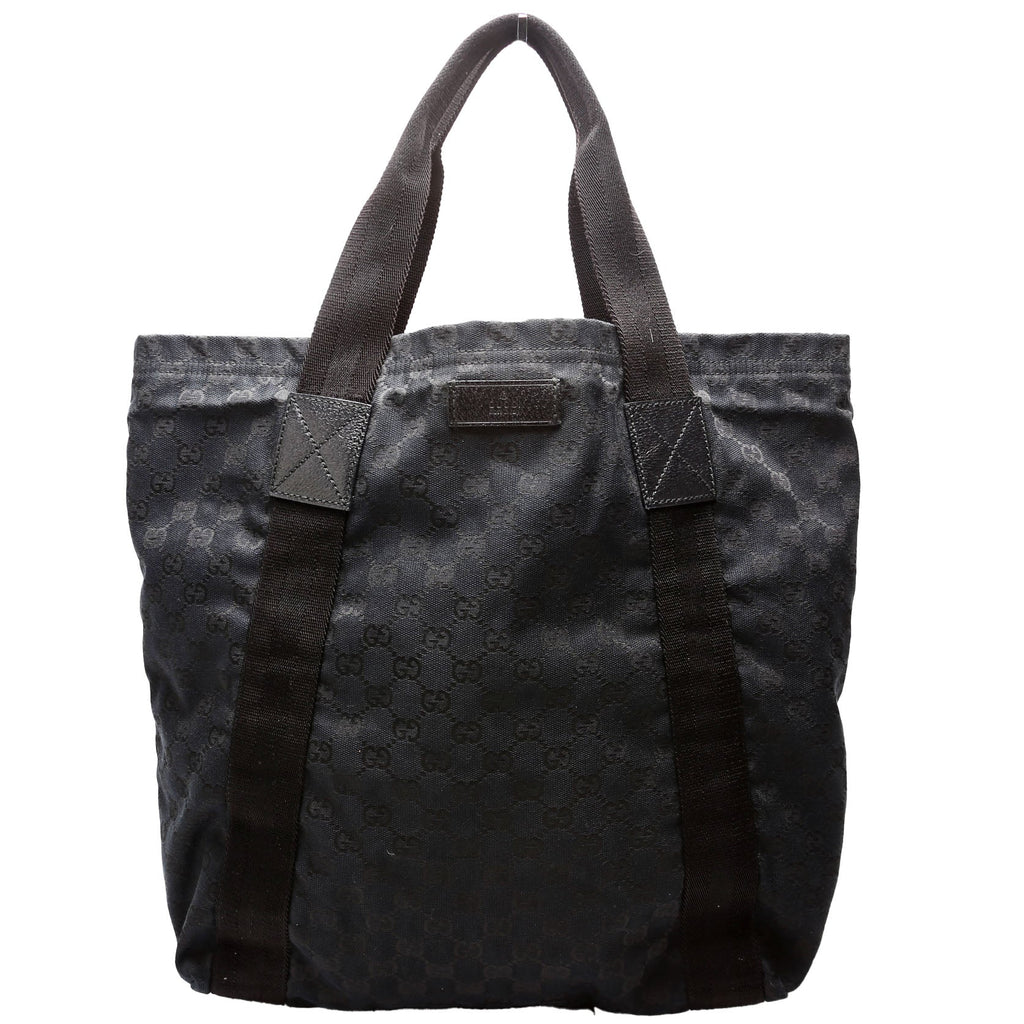 189669 GG Canvas Tote Black