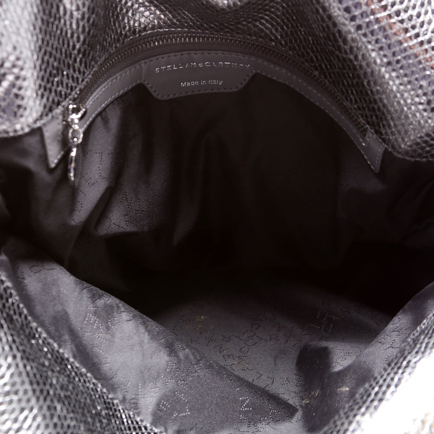 Falabella Fold Over Tote Silver