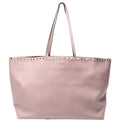 Rockstud Large Shopping Tote Beige