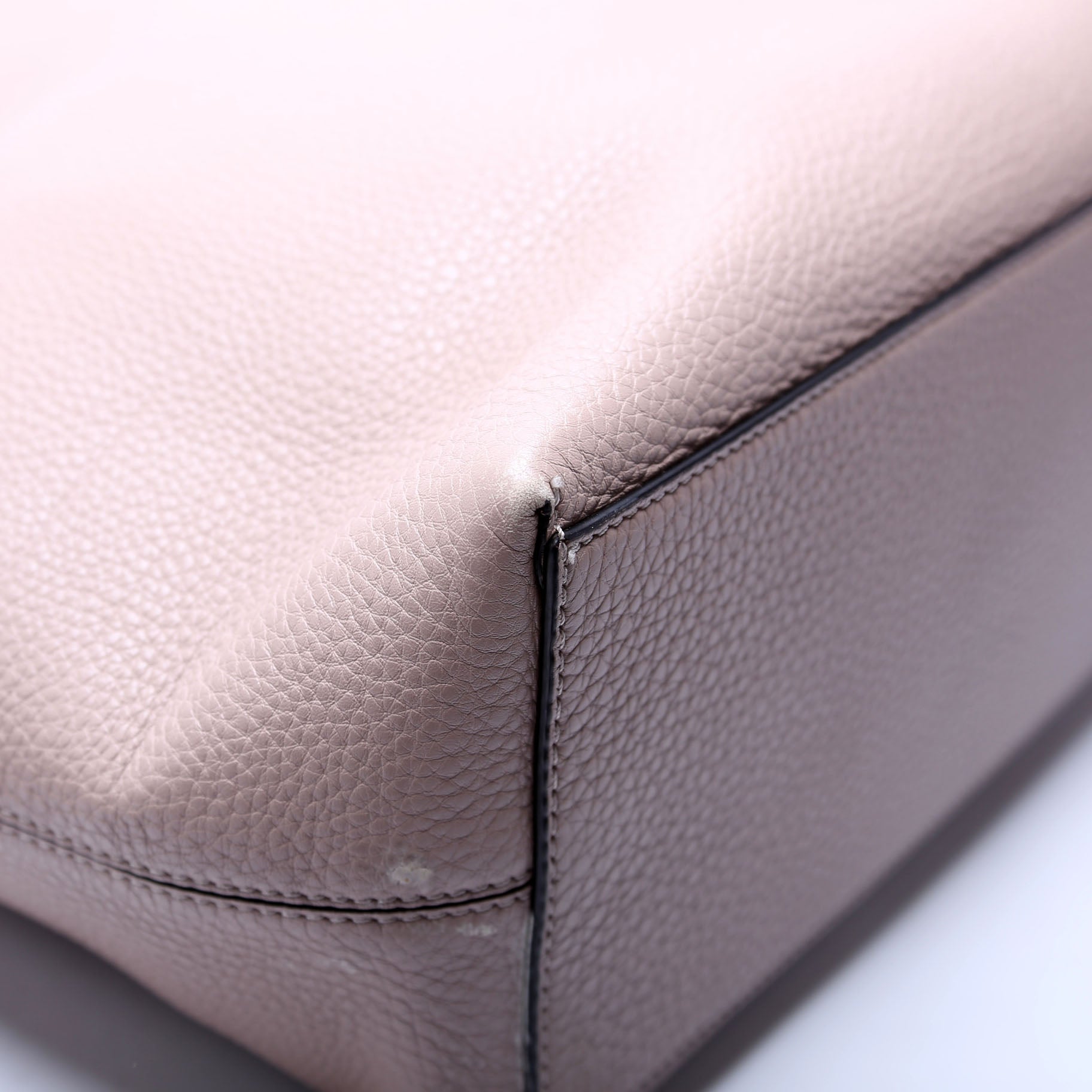 Rockstud Large Shopping Tote Beige