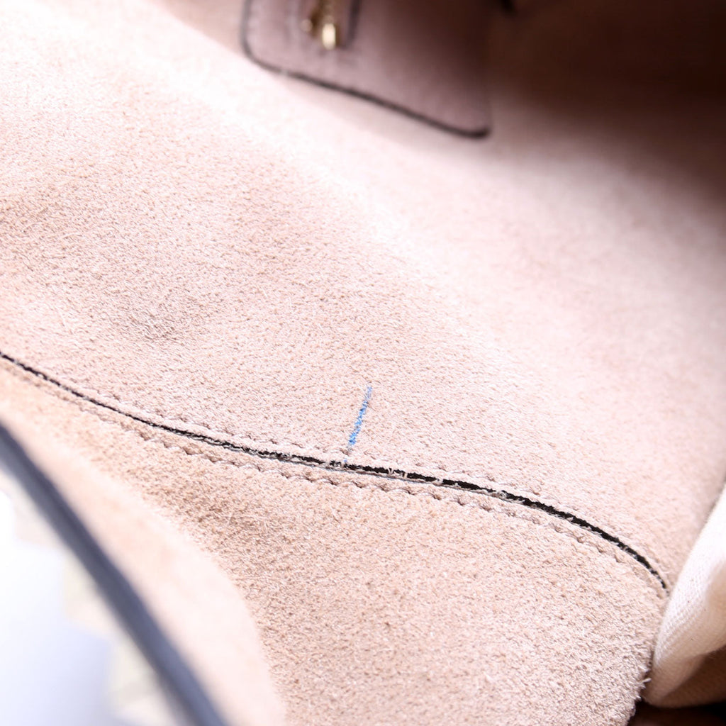 Rockstud Large Shopping Tote Beige