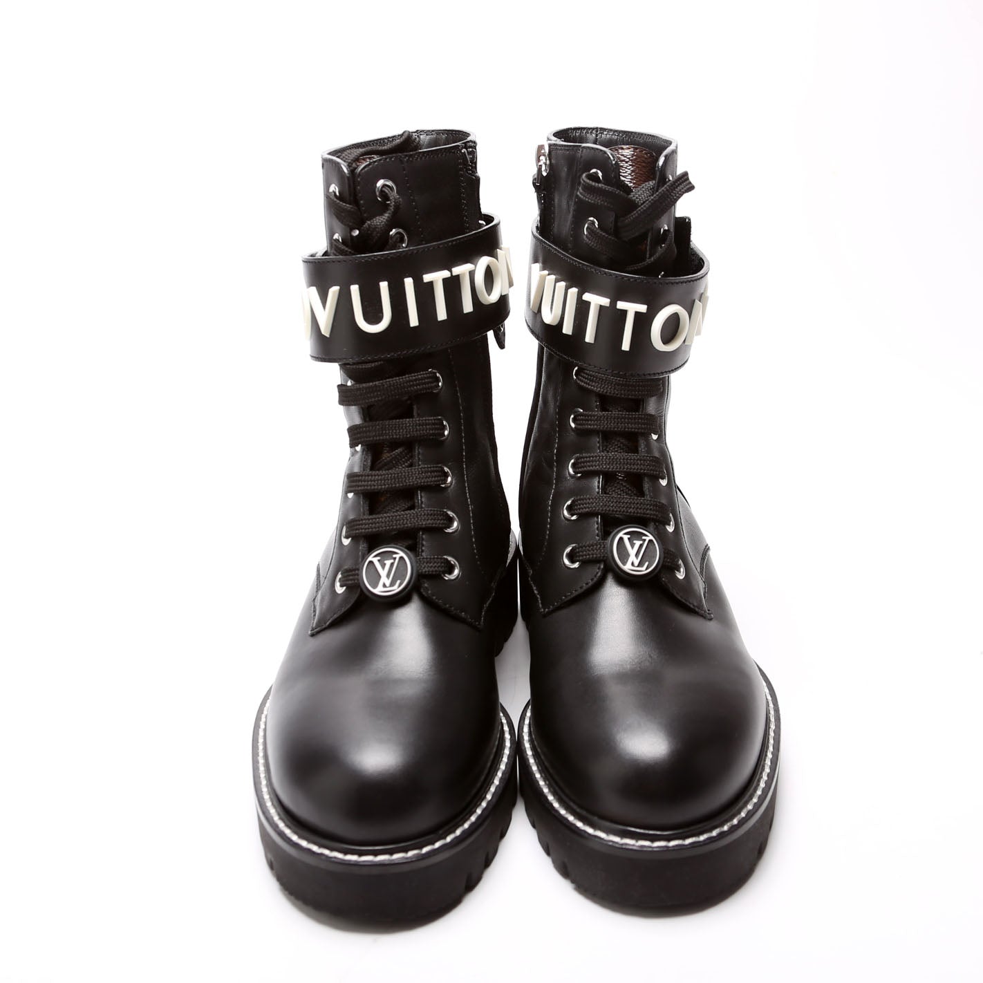 Territory Flat Ranger Calfskin Boots Size 37.5 Black