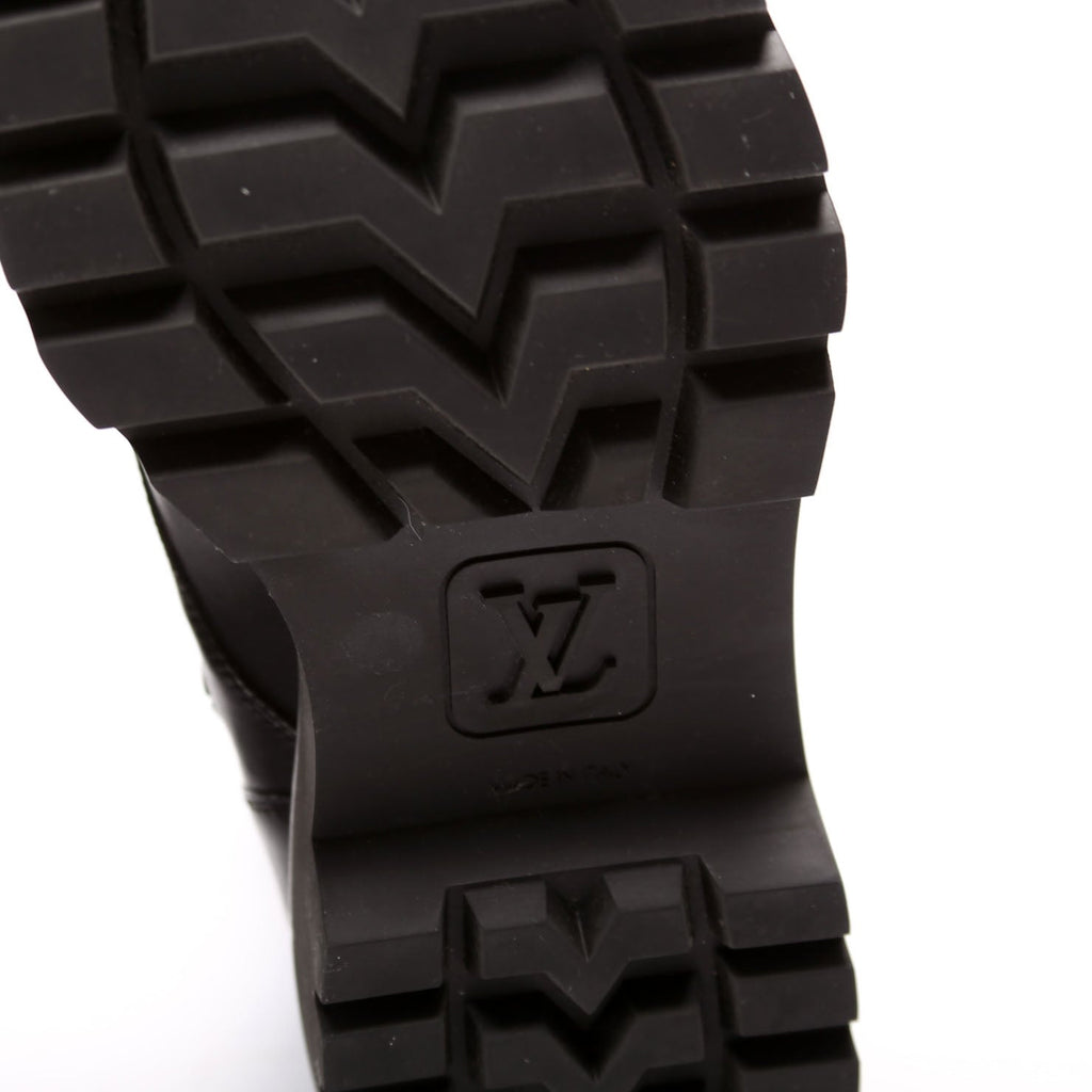 Territory Flat Ranger Calfskin Boots Size 37.5 Black