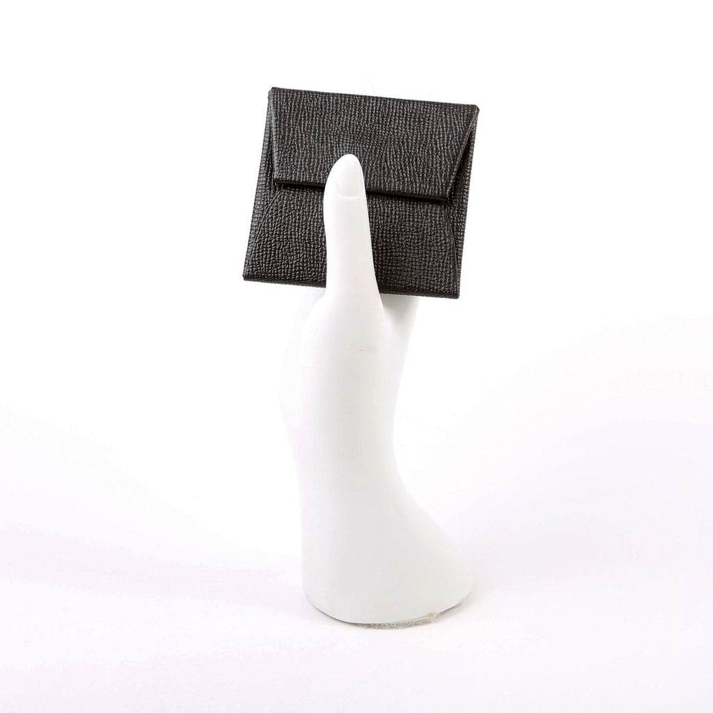 Hermes Bastia Change Purse Black