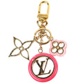 Colorine Bag Charm Gold/Pink