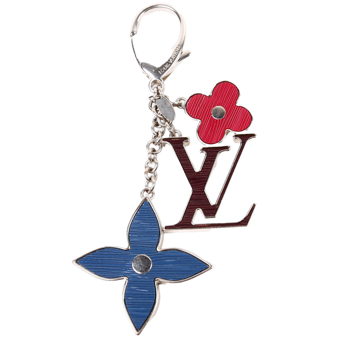Fleur D'Epi Bag Charm Silver/Multicolor