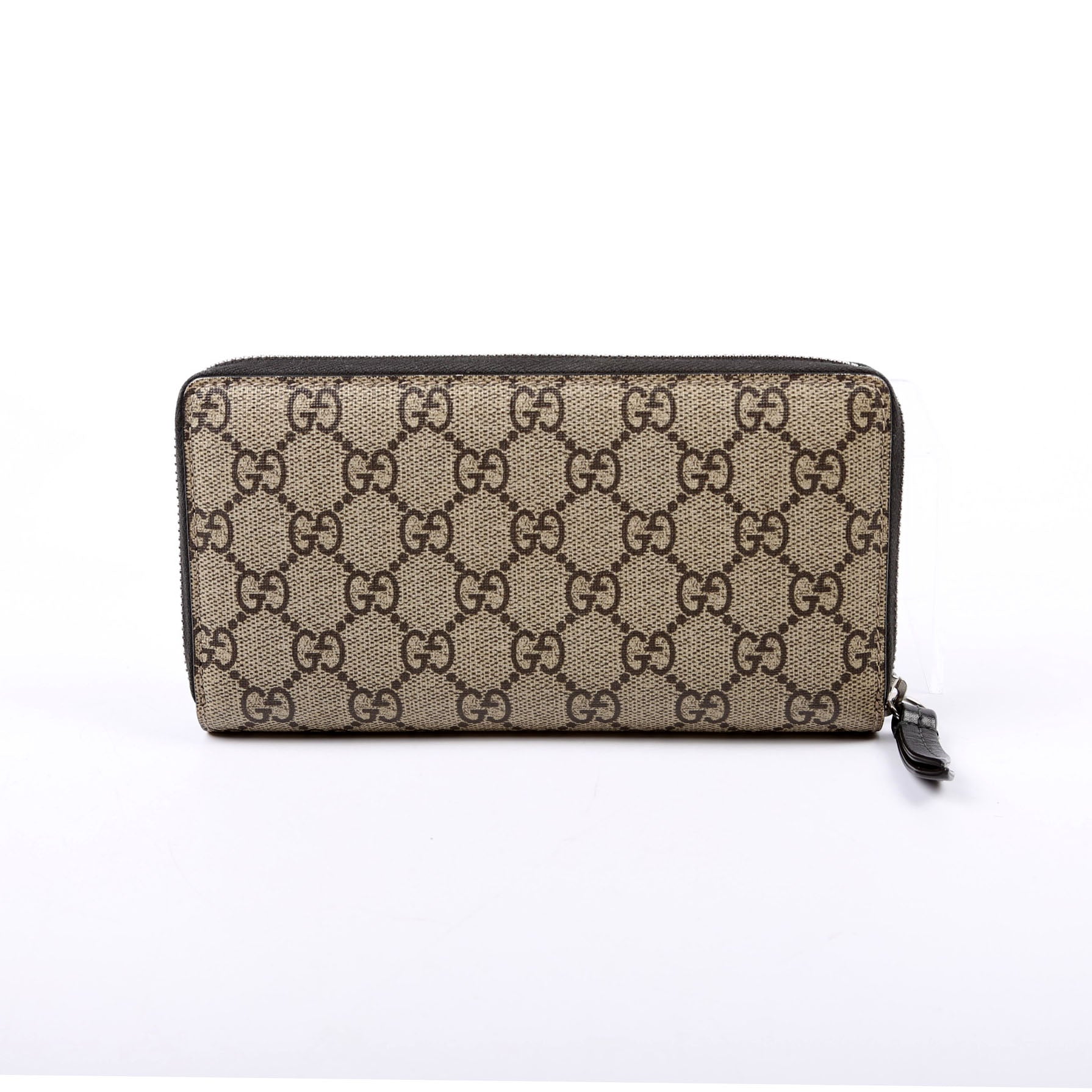 451273 GG Supreme Tiger Zip Around Wallet Beige/Multicolor