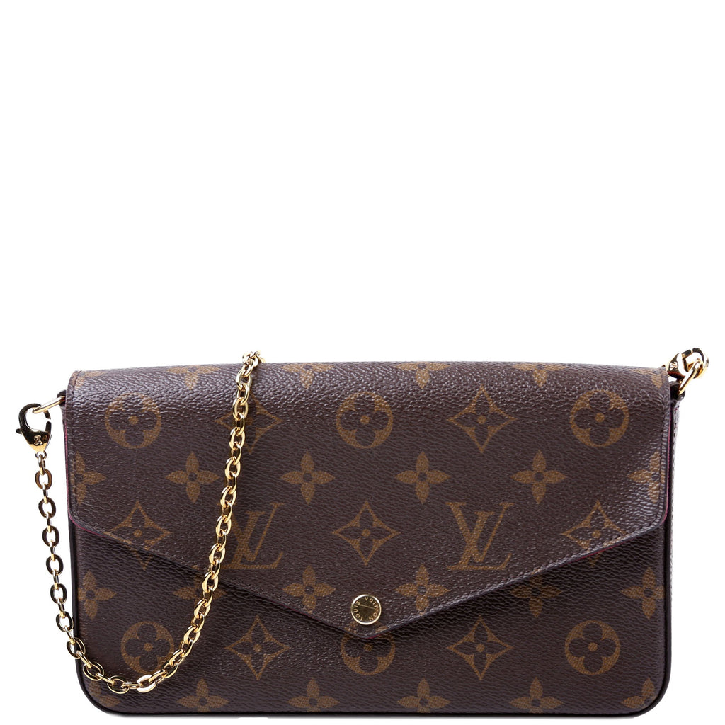 Pochette Felicie Monogram Berry