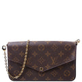 Pochette Felicie Monogram Berry