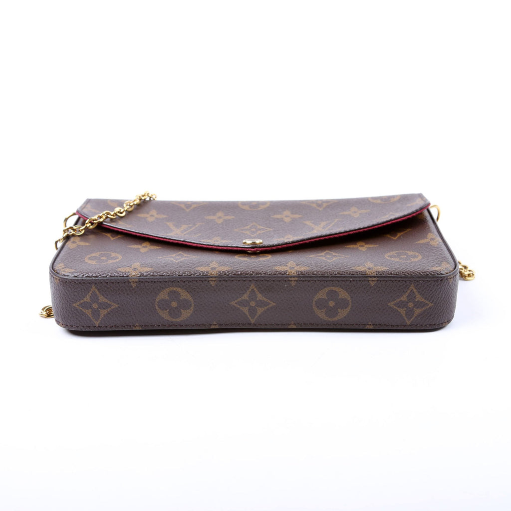 Pochette Felicie Monogram Berry