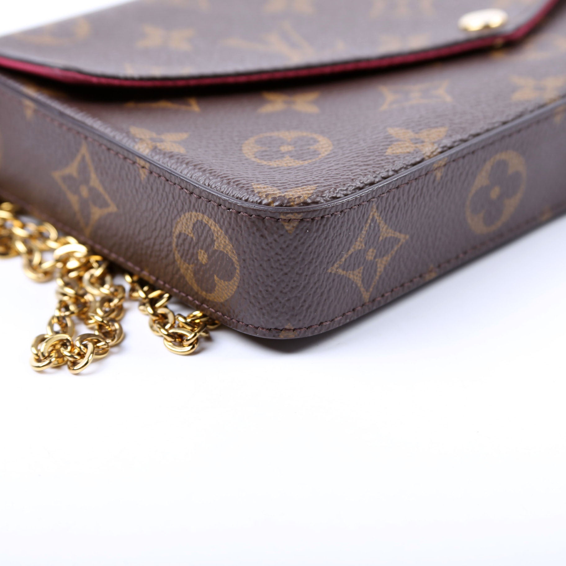 Pochette Felicie Monogram Berry