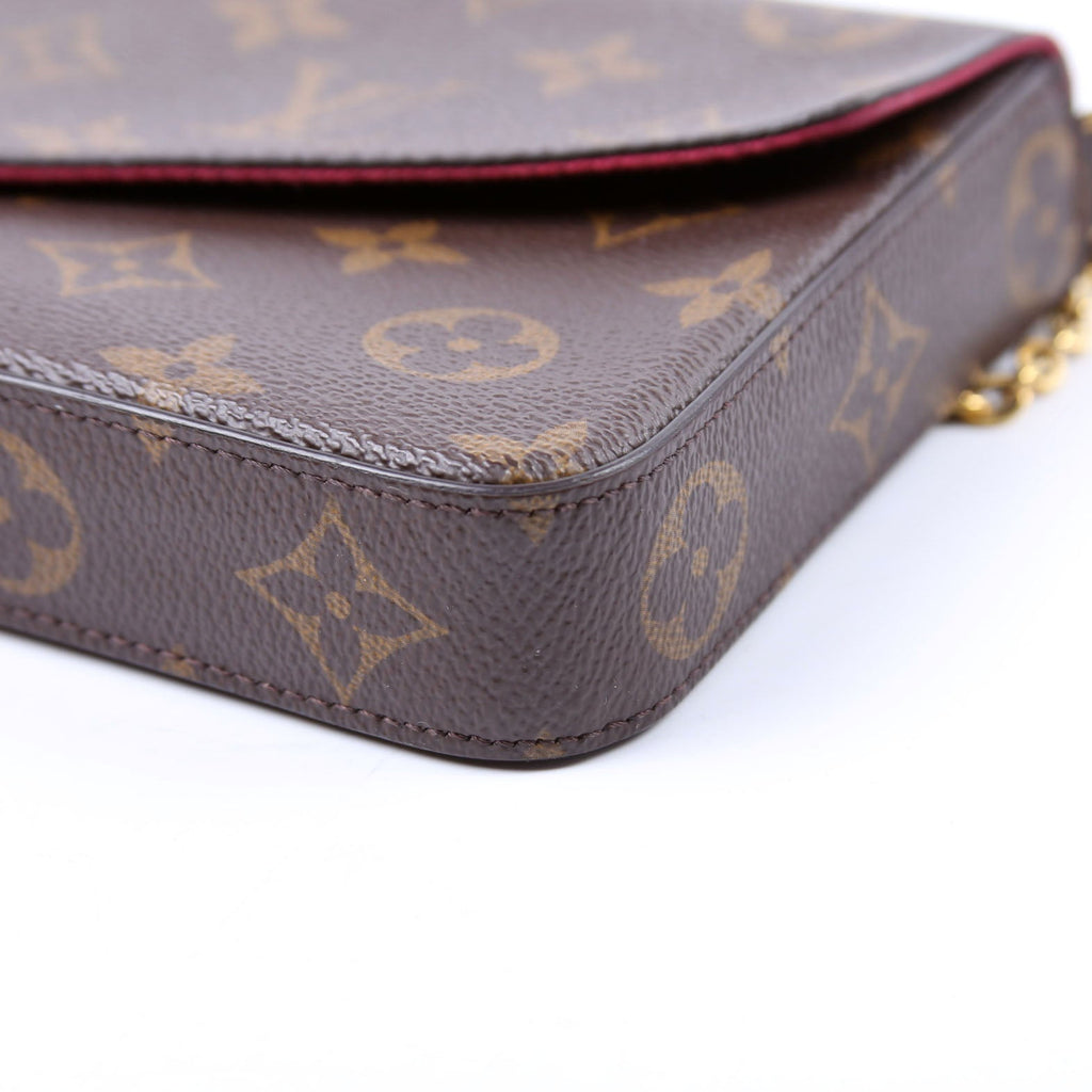 Pochette Felicie Monogram Berry