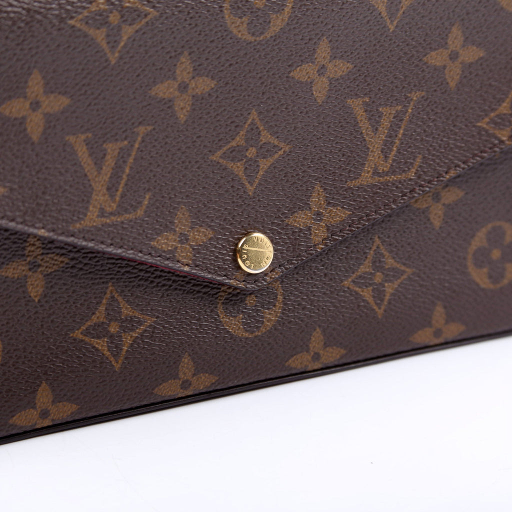 Pochette Felicie Monogram Berry