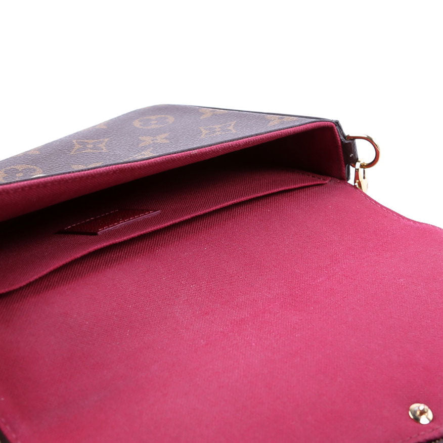 Pochette Felicie Monogram Berry