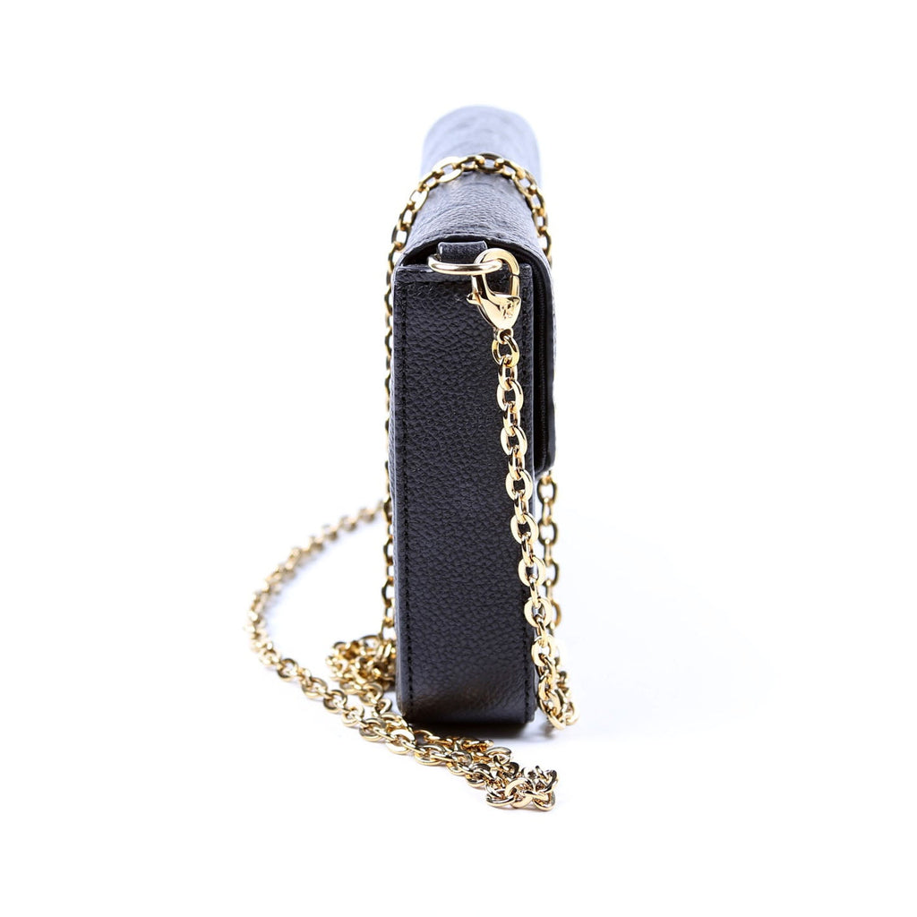 Pochette Felicie Empreinte Black