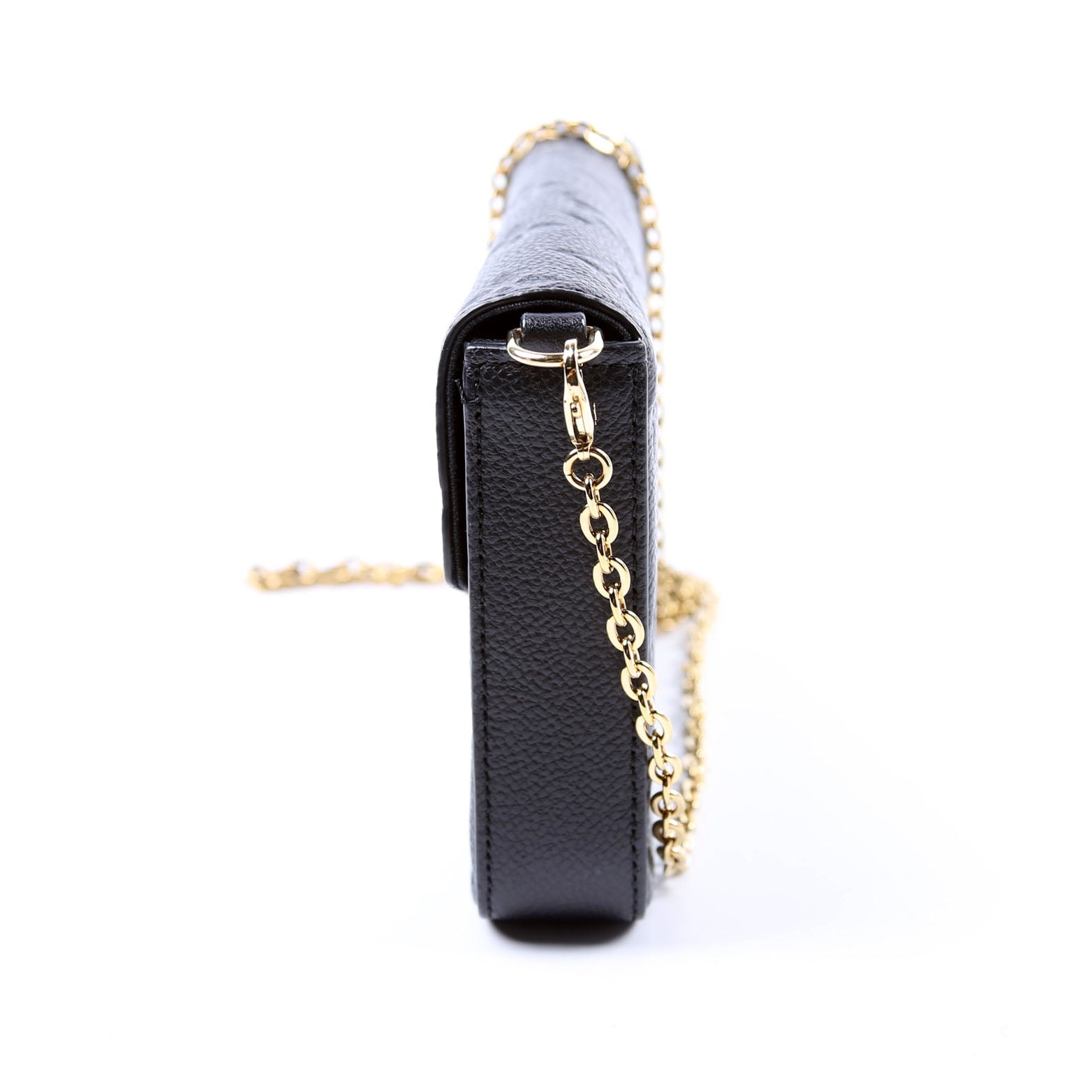 Pochette Felicie Empreinte Black