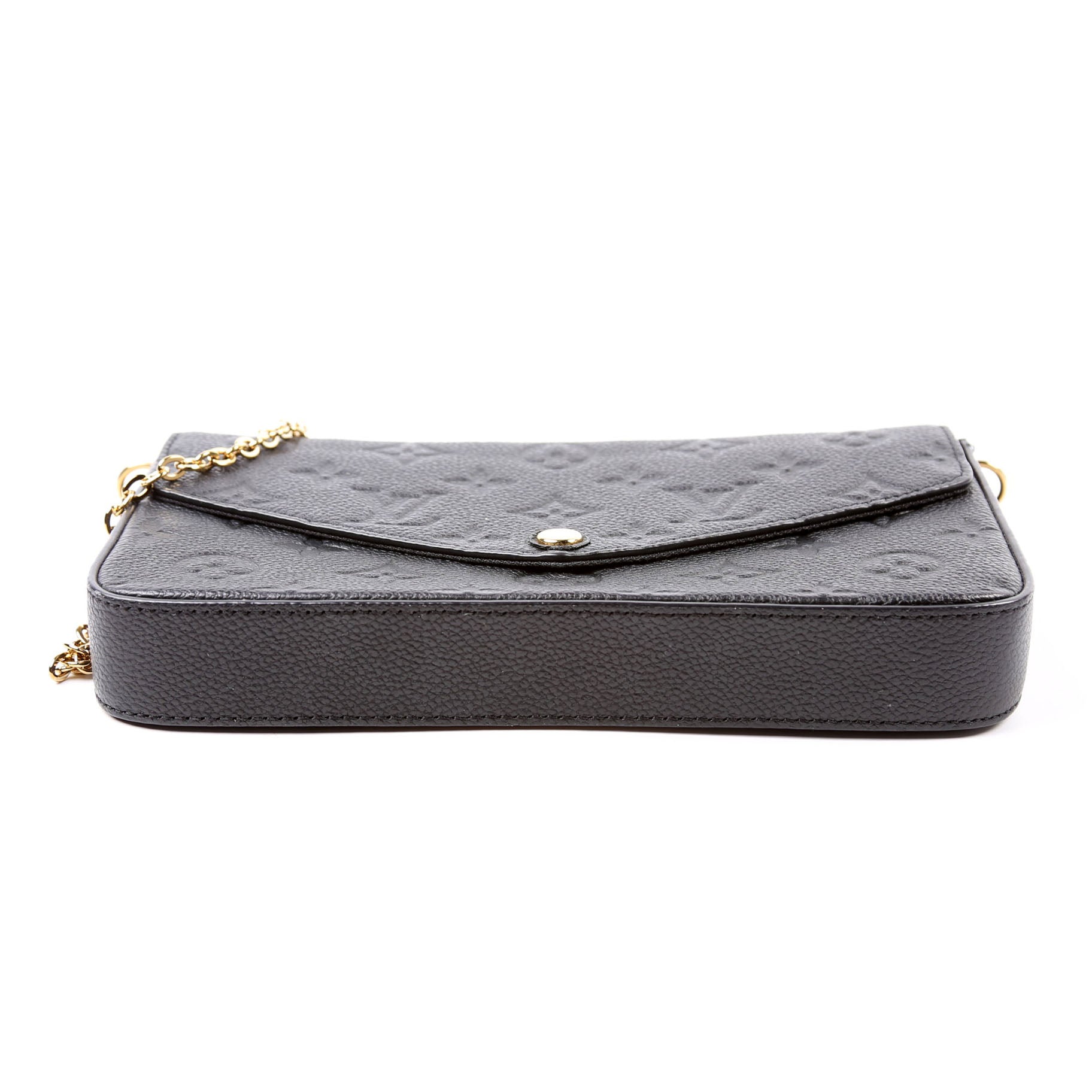 Pochette Felicie Empreinte Black