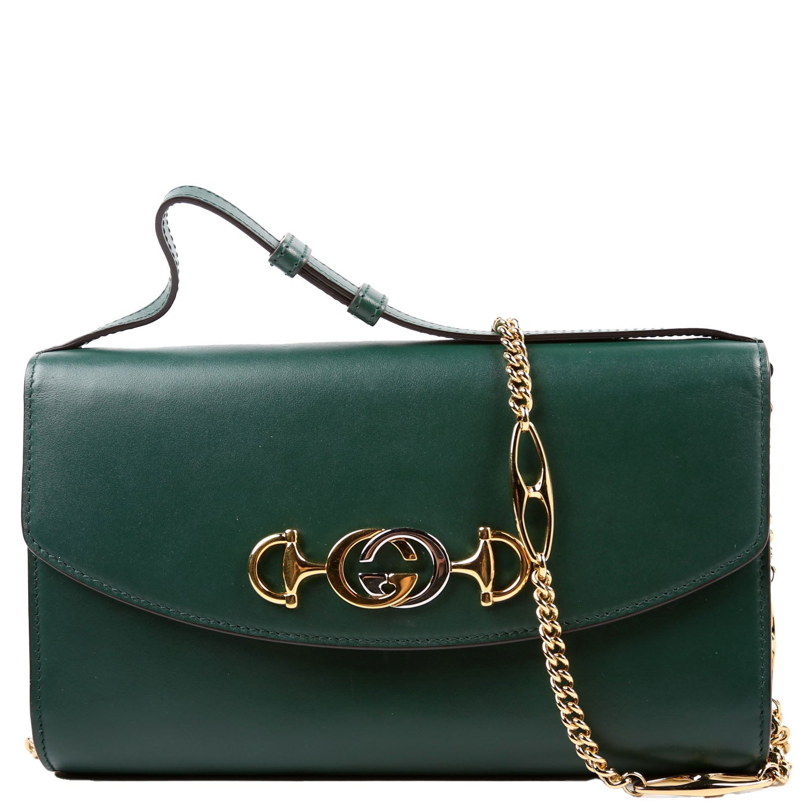 564718 Zumi Calf Mini Shoulder Bag Green