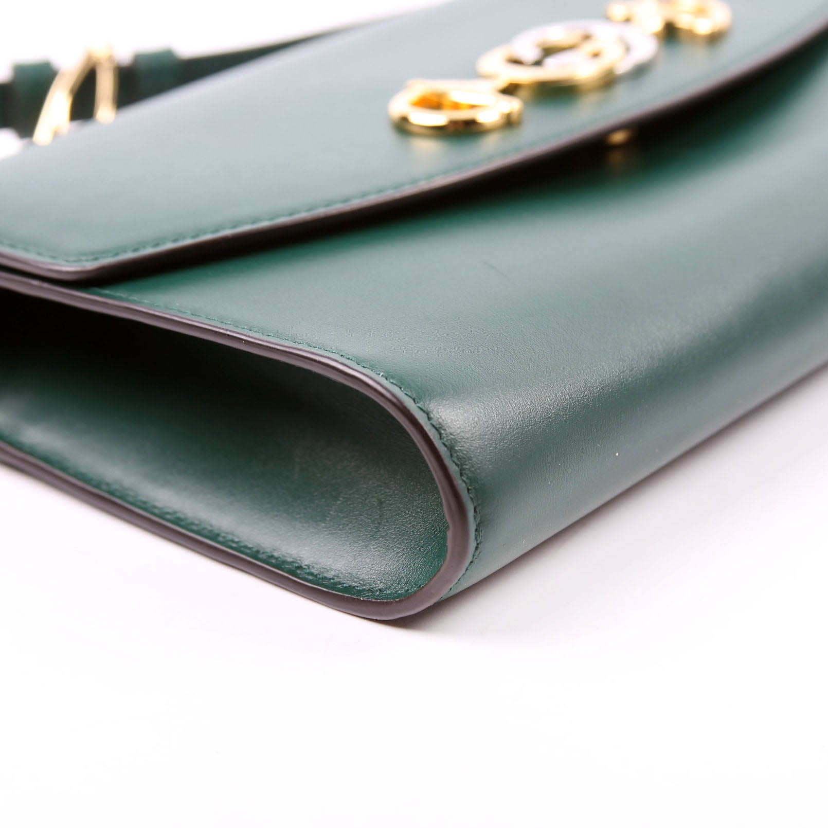 564718 Zumi Calf Mini Shoulder Bag Green