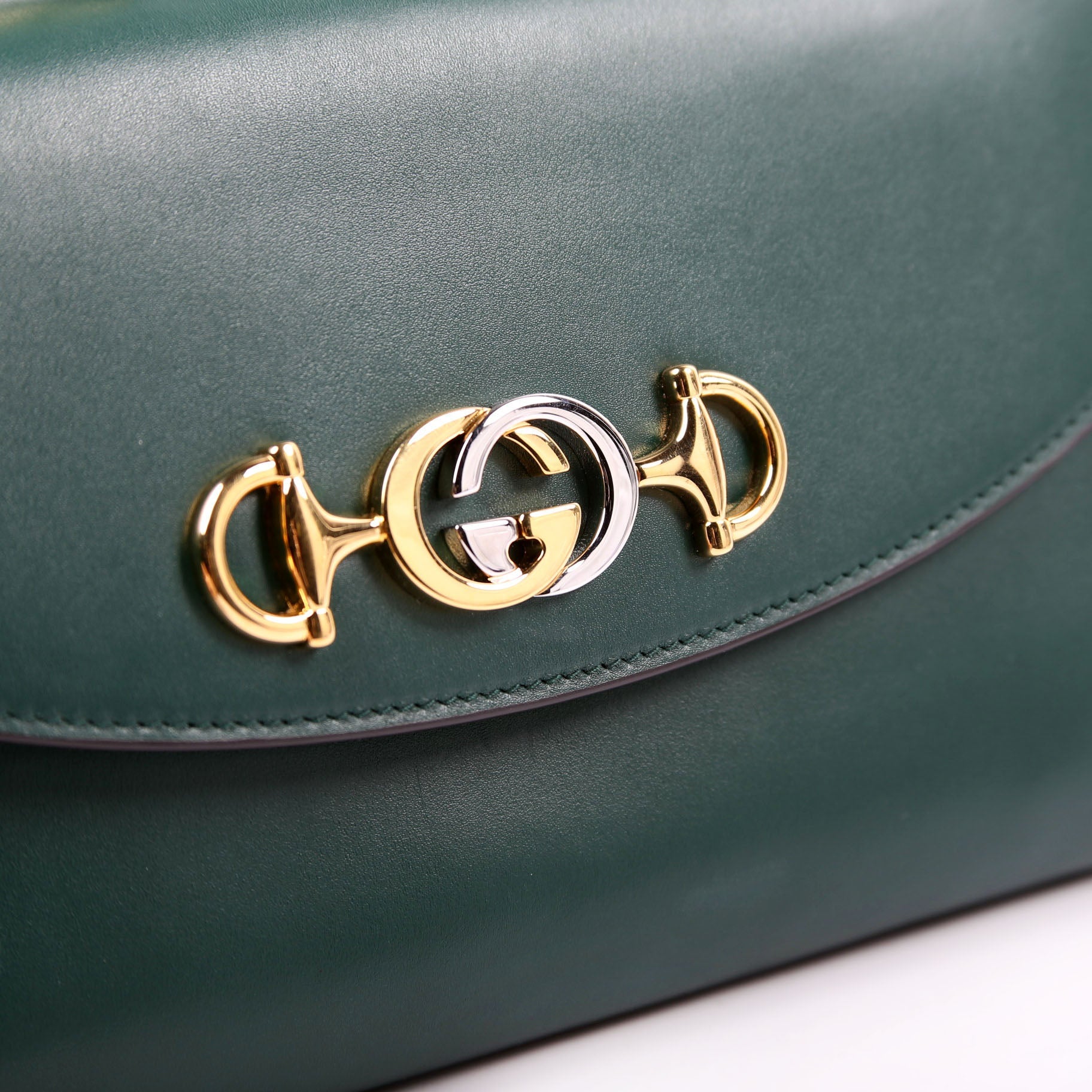 564718 Zumi Calf Mini Shoulder Bag Green