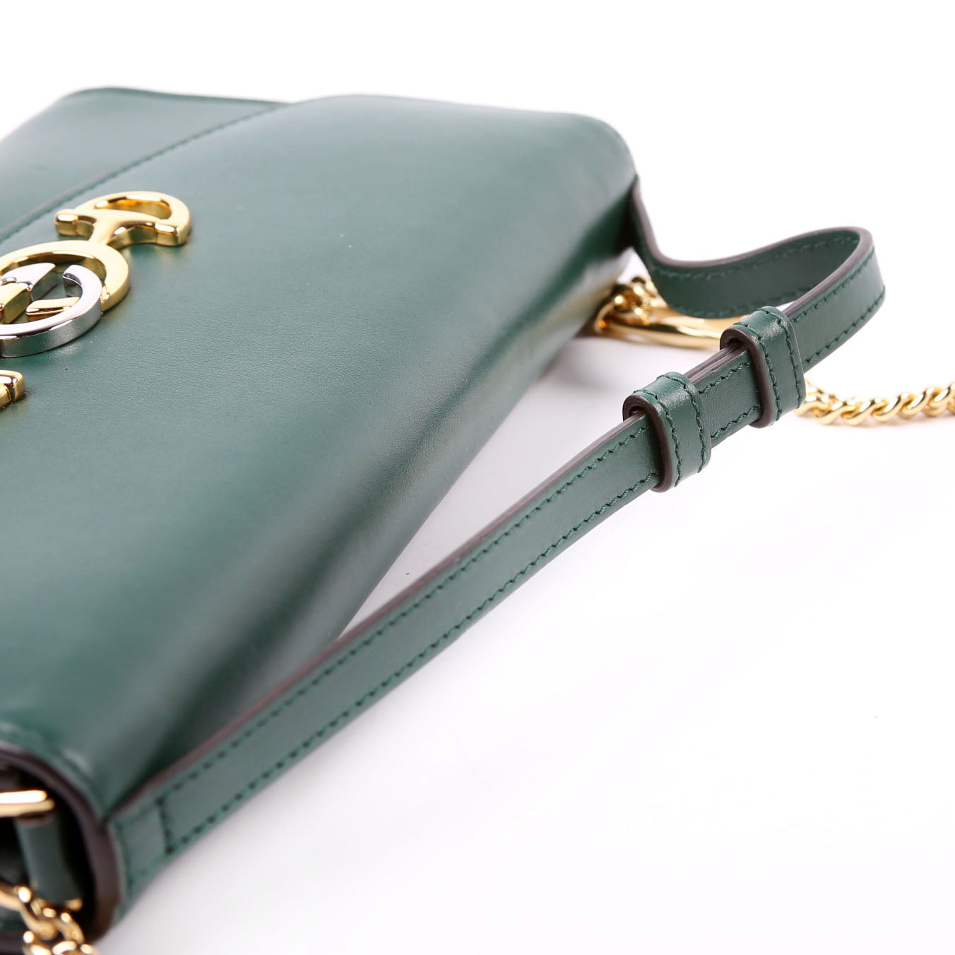 564718 Zumi Calf Mini Shoulder Bag Green