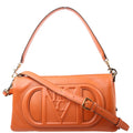 Mode Travia Small Spanish Leather Shoulder Bag Orange