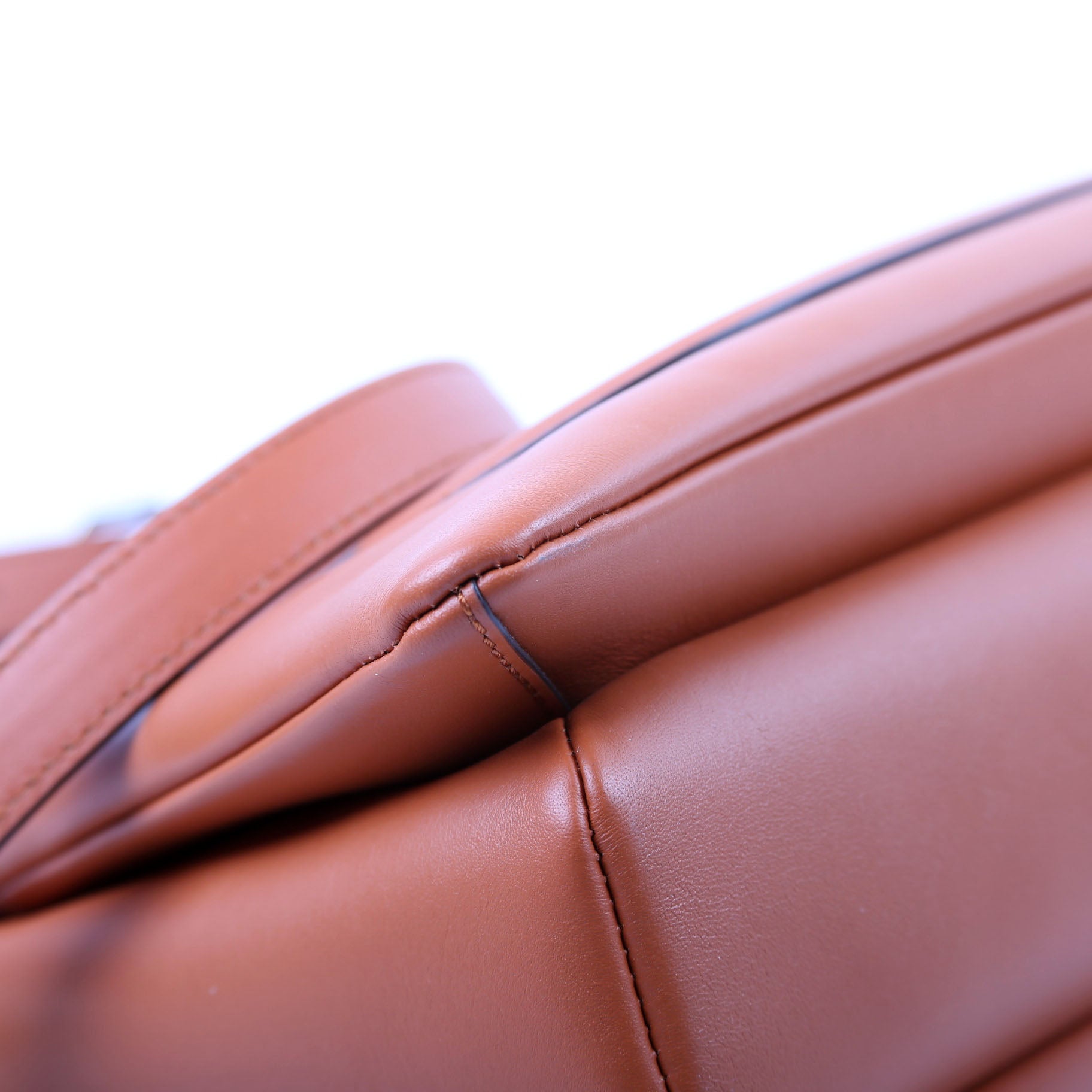 Mode Travia Small Spanish Leather Shoulder Bag Orange