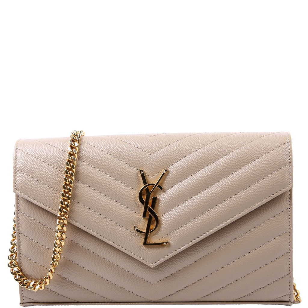 Grain De Poudre Chain Wallet 377828 Tan