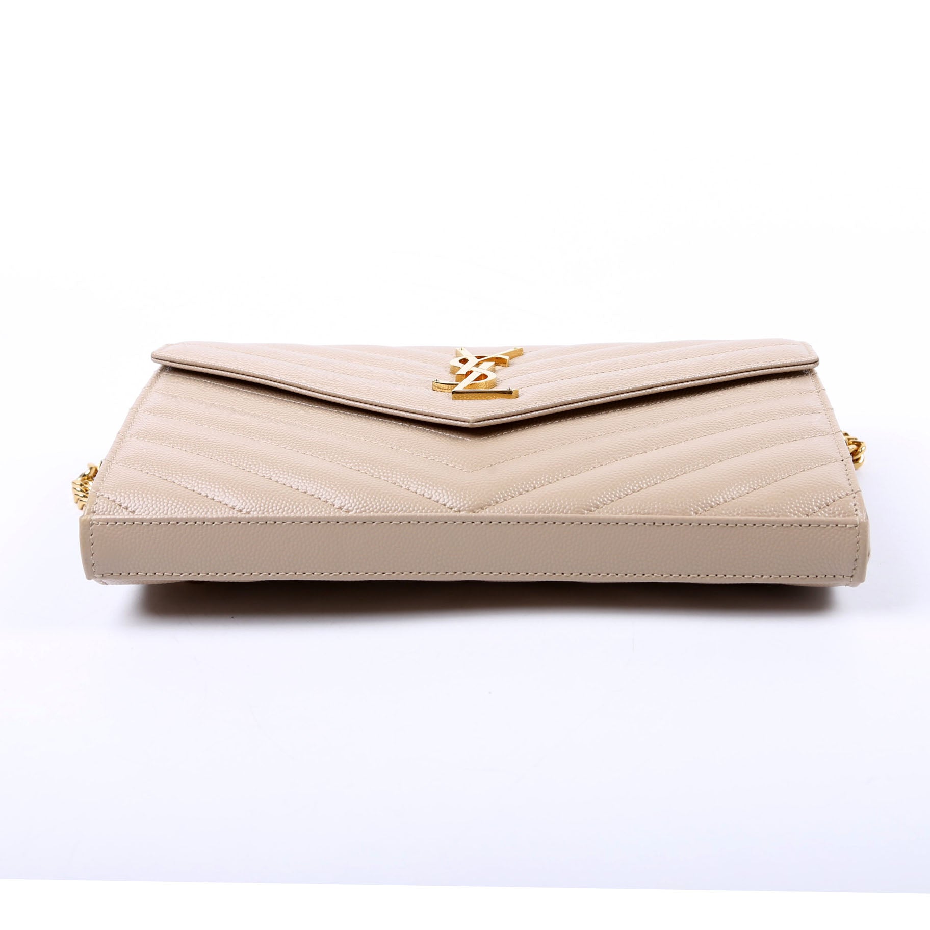 Grain De Poudre Chain Wallet 377828 Tan