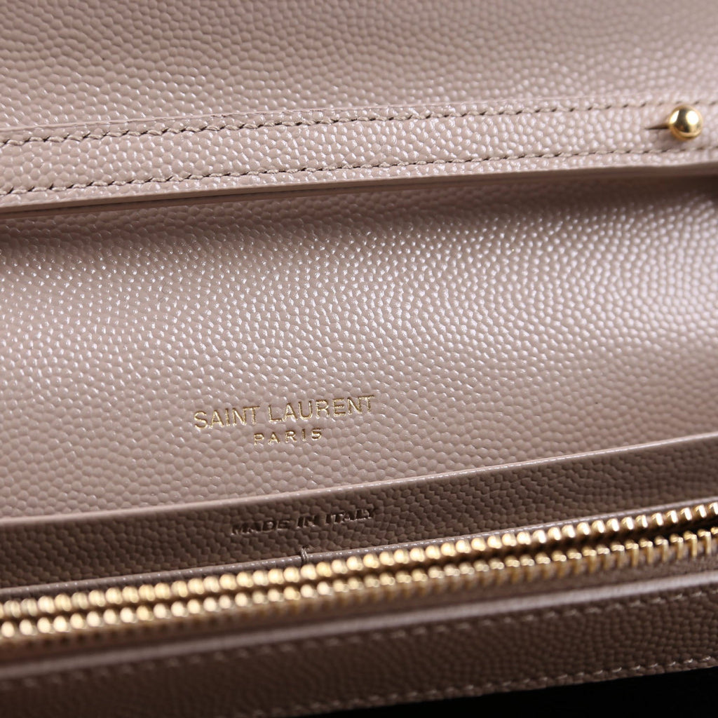 Grain De Poudre Chain Wallet 377828 Tan