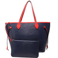Neverfull MM with Wallet Epi Blue/Red
