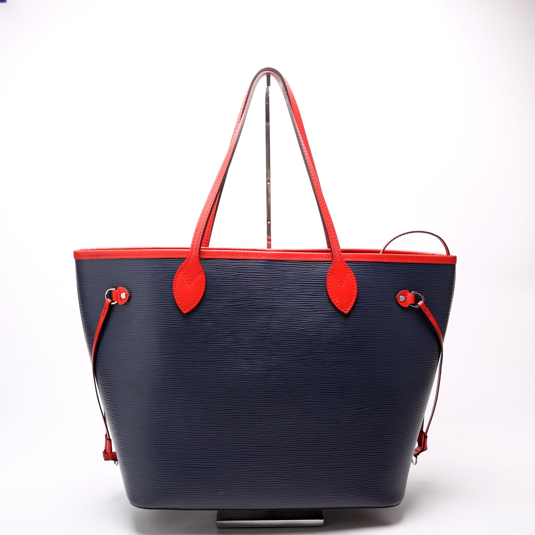 Neverfull MM with Wallet Epi Blue/Red