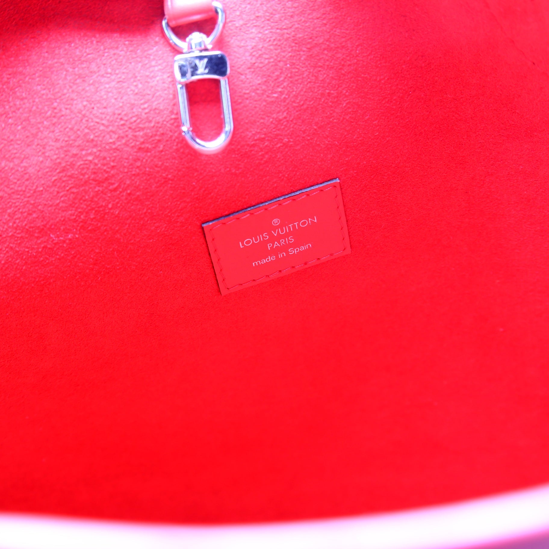 Neverfull MM with Wallet Epi Blue/Red