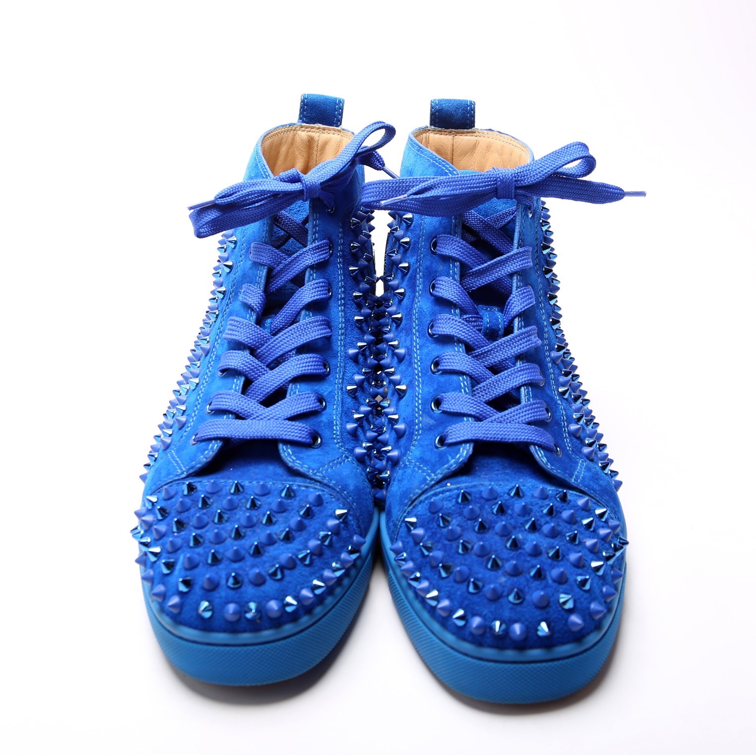 Louis Spikes Sneakers Size 42.5 Blue