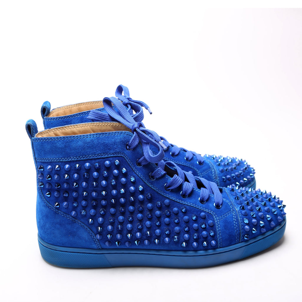 Louis Spikes Sneakers Size 42.5 Blue