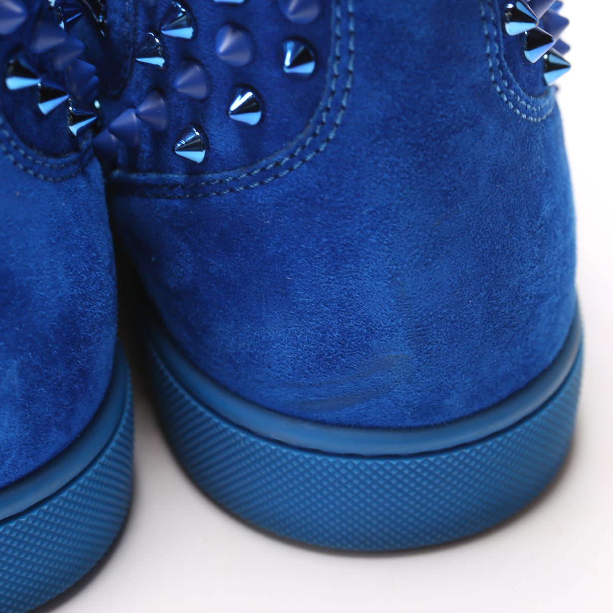 Louis Spikes Sneakers Size 42.5 Blue