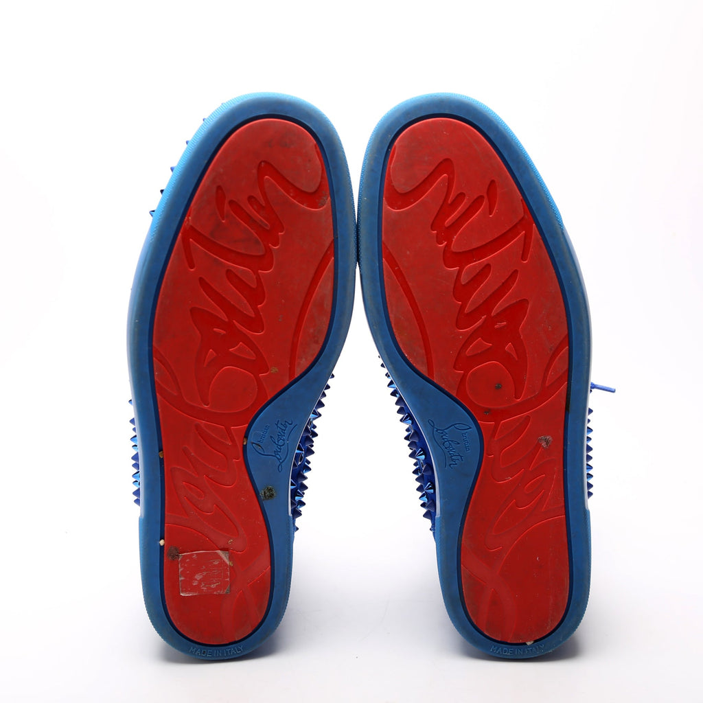 Louis Spikes Sneakers Size 42.5 Blue
