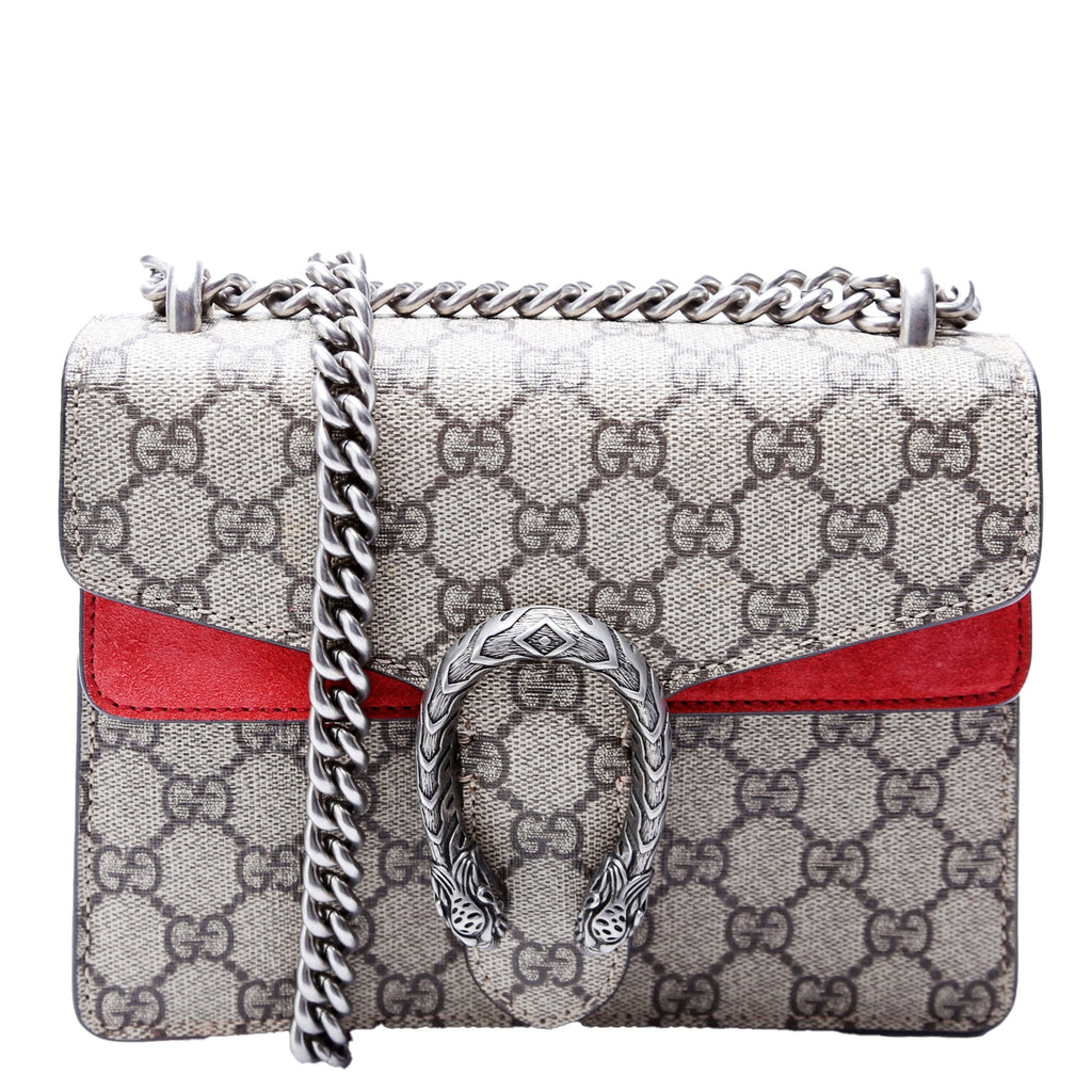 421970 Dionysus GG Shoulder Mini Red