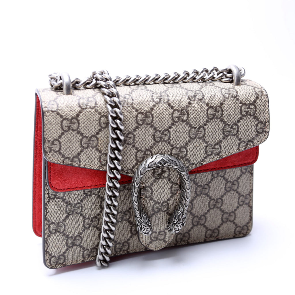 421970 Dionysus GG Shoulder Mini Red