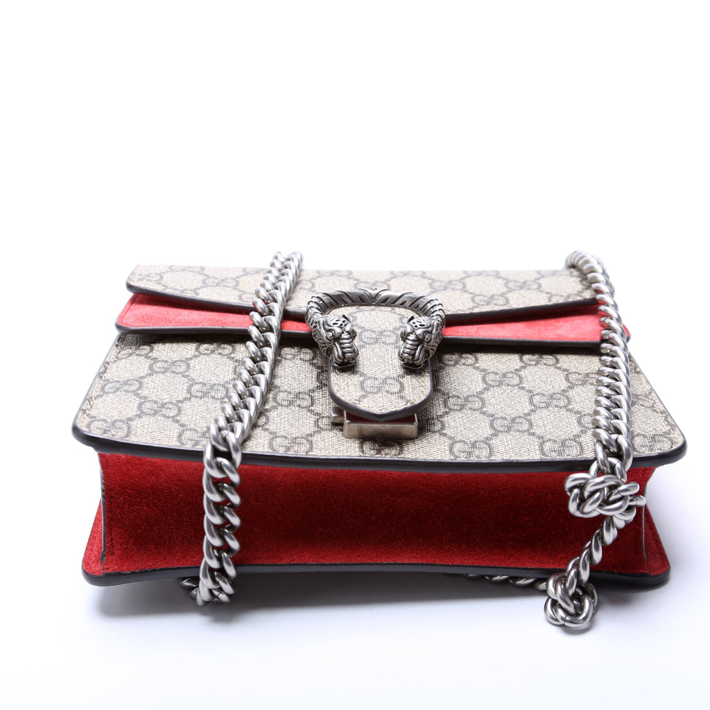 421970 Dionysus GG Shoulder Mini Red