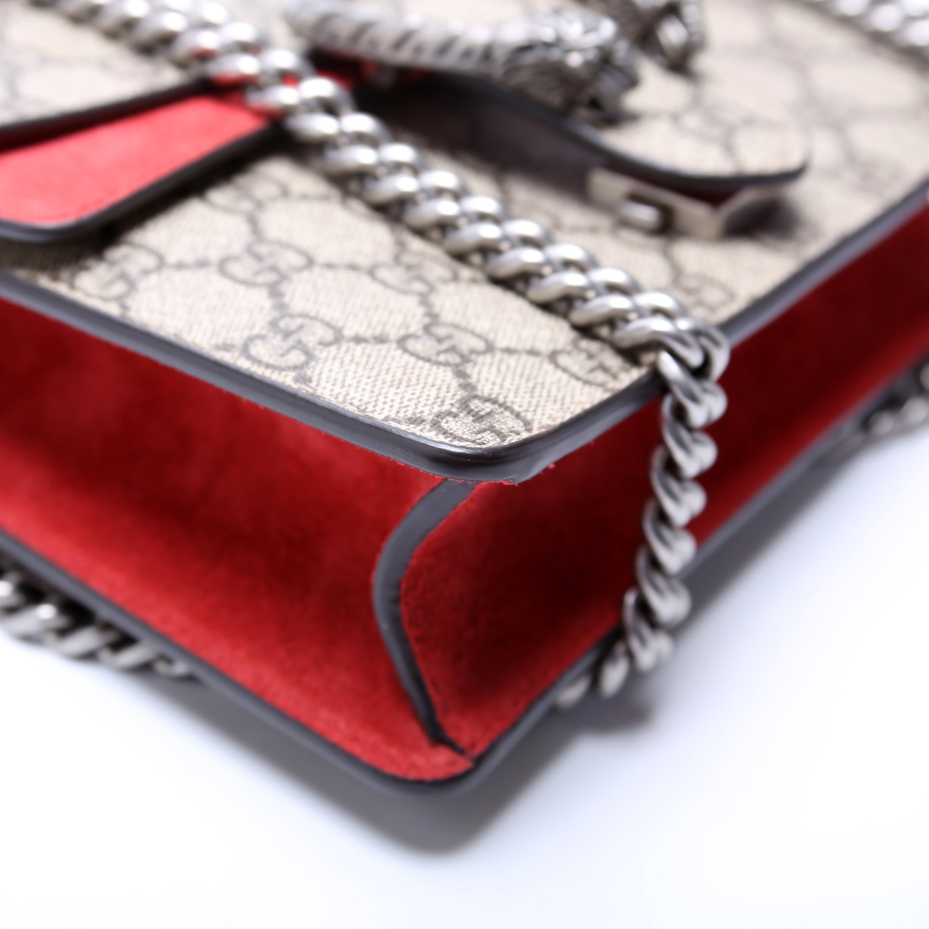 421970 Dionysus GG Shoulder Mini Red