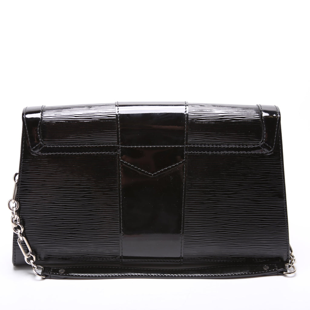Lena Chain Pochette Epi Electric Black
