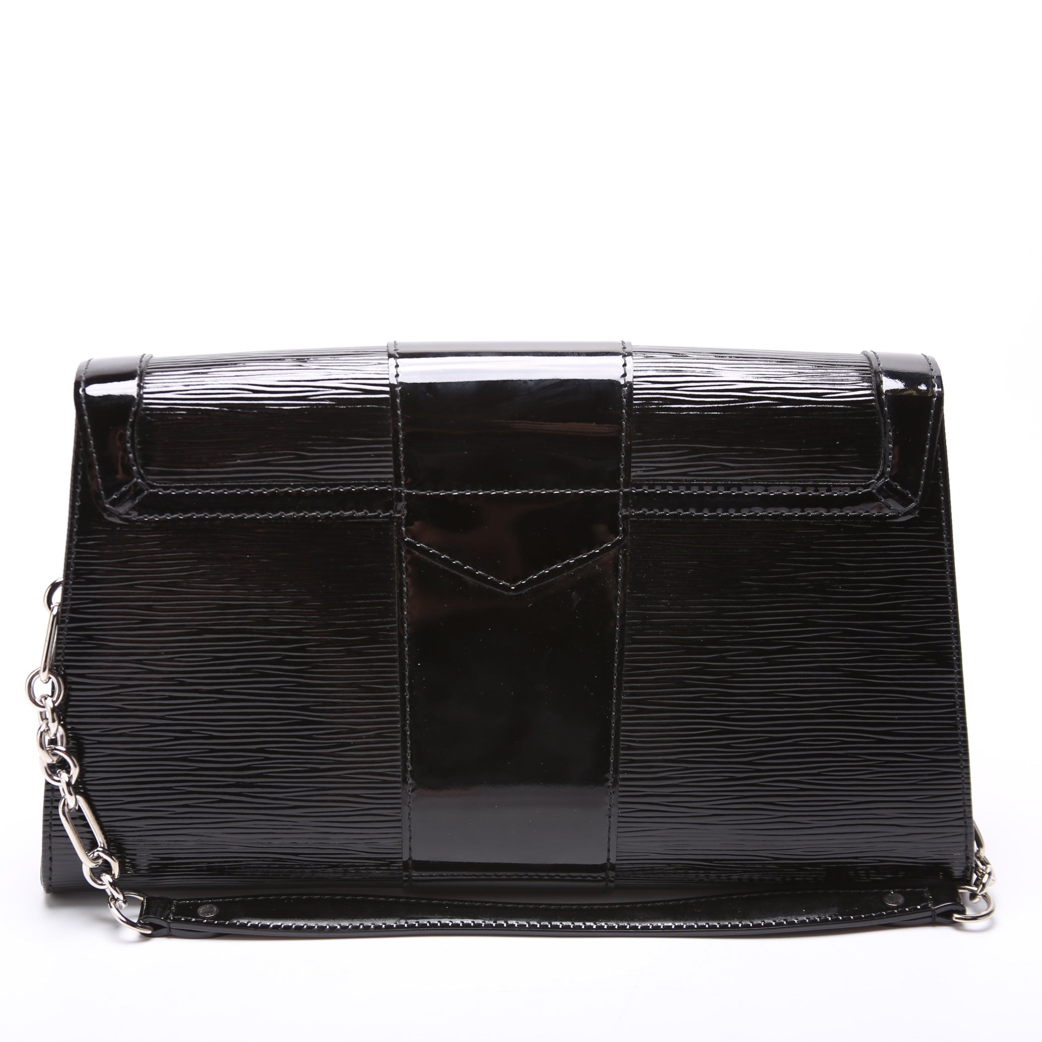 Lena Chain Pochette Epi Electric Black