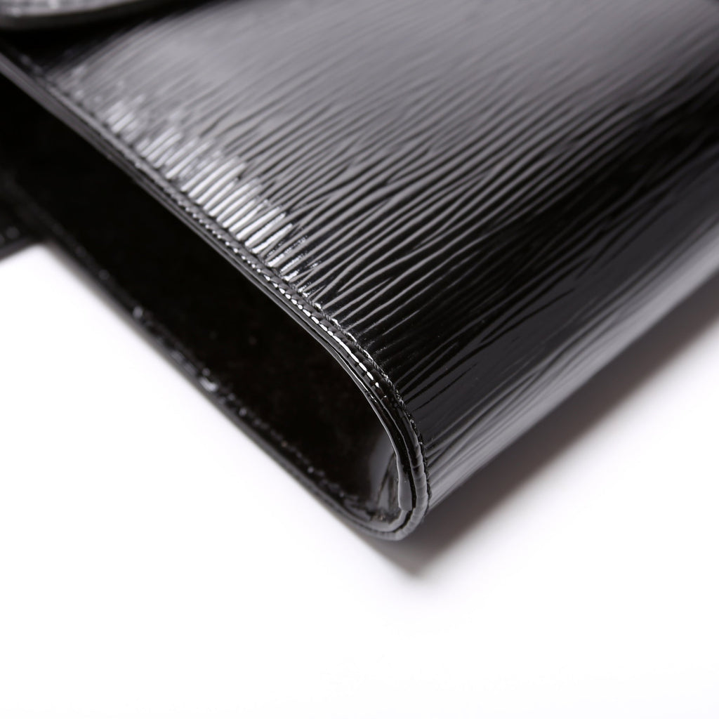 Lena Chain Pochette Epi Electric Black