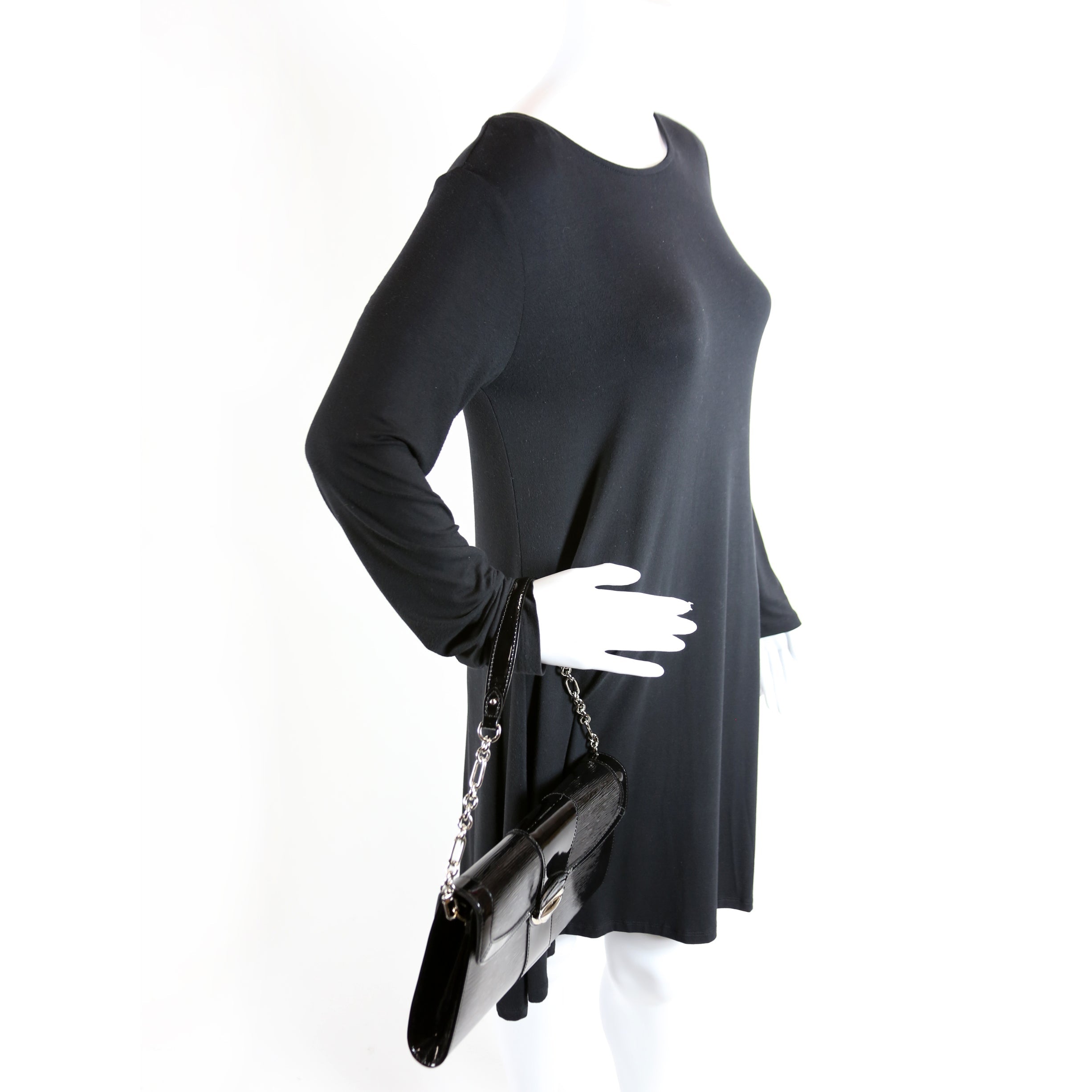 Lena Chain Pochette Epi Electric Black